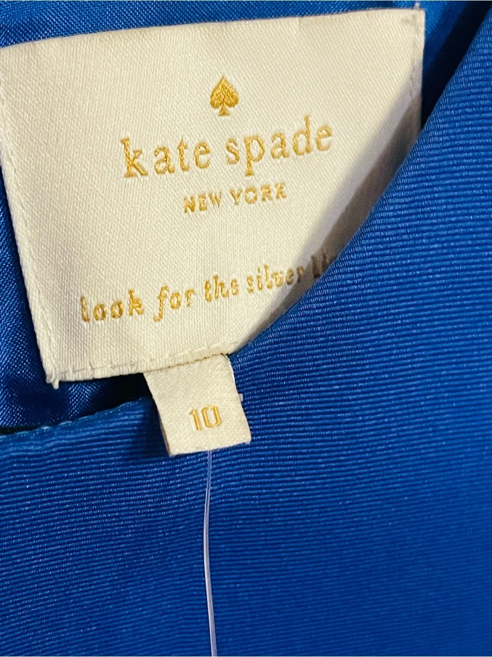 Kate Spade Sleeveless purple indigoink Detail Shift a line dress size 10